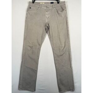 AG Adriano Goldschmied 34x34 (38) Graduate Jeans Mens Tailored‎ Leg Zip Fly Gray